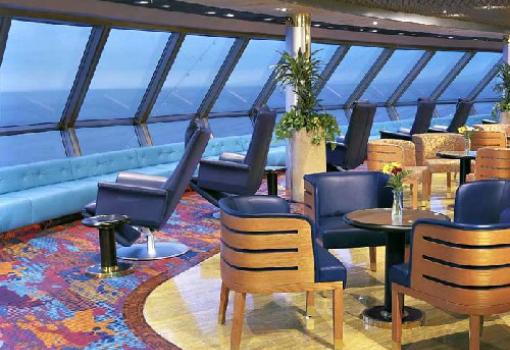 El Crows Nest... las mejores vistas del barco!
